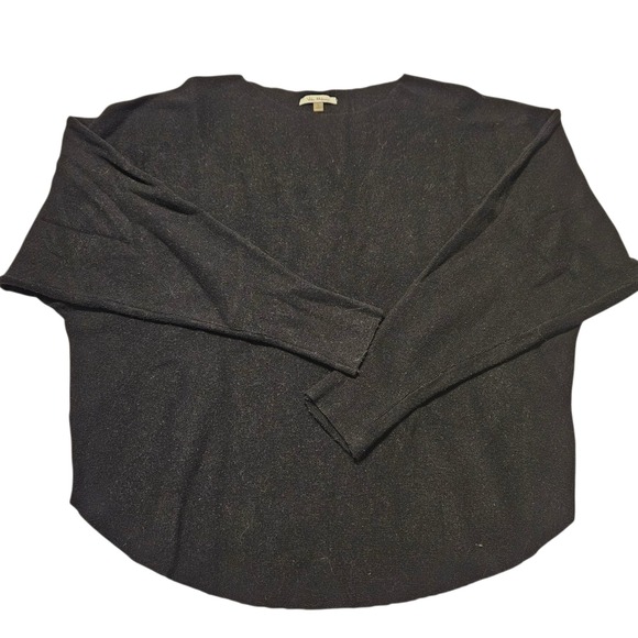 Vila Milano Sweaters - Vila‎ Milano Womens Top Large Black Batwing Sleeve Knit Sweater Pullover